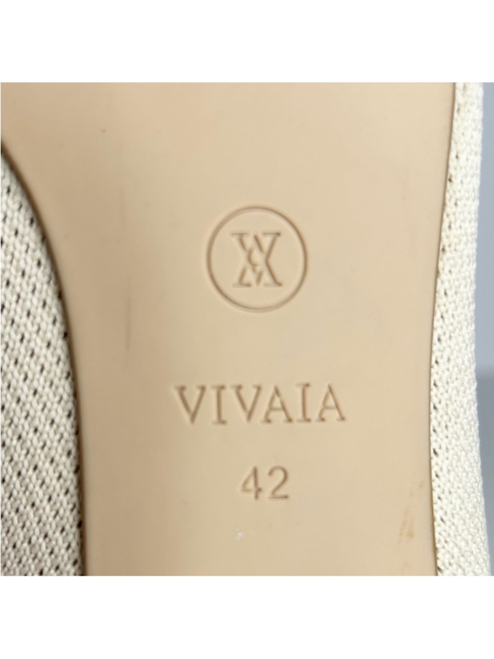 Vivaia Serena Pointed Toe Bow Detail Cream Ivory Slip On Kitten Heel EU 42 - Picture 12 of 14